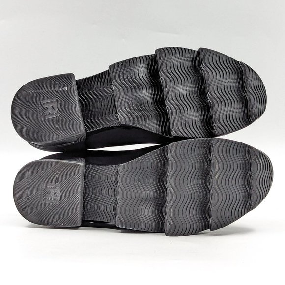 iRi Women WES Low Top Neoprene Navy Blue Platform Sneakers sz 6.5US EUR36.5 - Picture 4 of 12